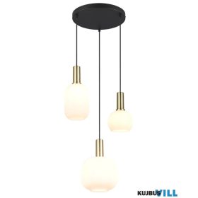   TRIO 319830308 DIVA függeszték excl.3xE27 ↕150cm Ø30cm matt réz