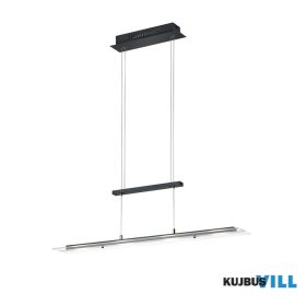   TRIO R32004132 MILOS függeszték incl. 4x SMD, 5W · 4x 550lm, 3000K matt fekete