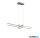 TRIO 320310307 SALINAS függeszték incl.1x34W LED/4200Lm/3000K ↕150cm ↔110cm ↗ 40cm matt nikkel