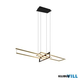   TRIO 320310308 SALINAS függeszték incl.1x34W LED/4200Lm/3000K ↕150cm ↔110cm ↗ 40cm matt réz