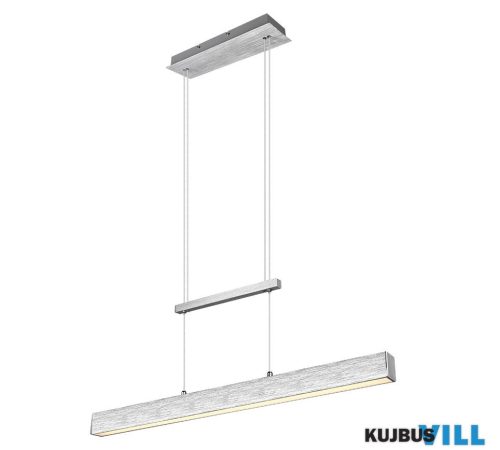 TR R32043105 PAROS függeszték incl.1x22W LED/2500Lm/3000K > incl.2x5,5W LED/600Lm/3000K ↕150cm ↔90cm ↗ 11cm csiszolt alumínium