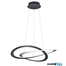   TRIO 321710142 OAKLAND függeszték incl.1x52W LED/6200Lm/3000K ↕150cm Ø71cm antracit