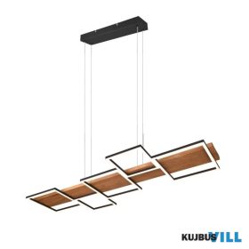   TRIO 322910532 HARPER függeszték incl.1x42W LED/5700Lm/3000K ↕150cm ↔115cm ↗ 44,5cm matt fekete