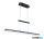 TR R32421132 SMASH függeszték incl.1x18W LED/1980Lm/3000+4000+5000+6500K ↕150cm ↔100cm ↗ 12cm matt fekete