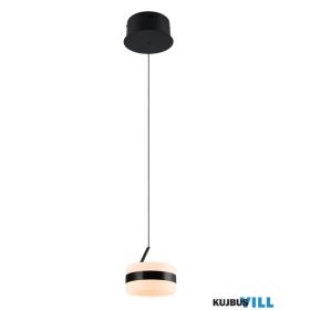   TRIO 331410132 DIOS függeszték incl.1x8W LED/800lm/2300+3000+4000K ↕65-150cm Ø15,5cm matt fekete