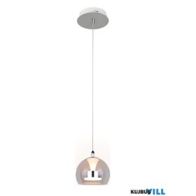   TRIO 331610106 FLYNT függeszték incl.1x11W LED/1150lm/2300+3000+4000K ↕150cm Ø20cm króm