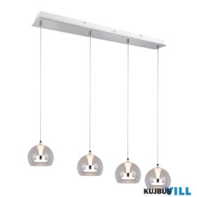   TRIO 331610406 FLYNT függeszték incl.4x8W LED/880lm/2300+3000+4000K ↕150cm ↔97cm ↗16cm Ø16cm króm