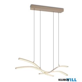   TRIO 332810343 SPIDER függeszték incl.1x50W LED/5500lm/2700-6500K ↕60-180cm ↔130cm ↗13,5cm bézs