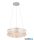 TRIO 334730106 ZEVION függeszték incl.1x42W LED/5000lm/2300+3000+4000K ↕60-150cm Ø60cm króm, kristály