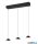 TRIO R33553106 SENTA függeszték 3x5W LED/3x800lm 4000K ↕150cm ↔62cm ↗10cm króm