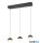 TRIO R33553142 SENTA függeszték 3x5W LED/3x800lm 3000K ↕150cm ↔62cm ↗10cm antracit