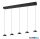 TRIO R33555106 SENTA függeszték 5x5W LED/5x800lm 4000K ↕150cm ↔114cm ↗10cm króm