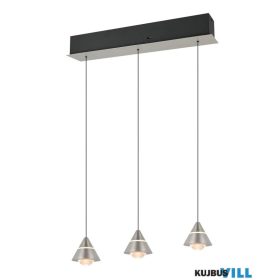   TRIO 337010307 ROMEO függeszték incl.3x7W LED/700lm/2300+3000+4000K ↕200cm ↔55cm Ø10cm matt nikkel
