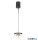 TRIO 340210180 KEATON függeszték incl.1x10W LED/1200lm/2300+3000+4000K ↕150cm Ø20cm fekete-arany