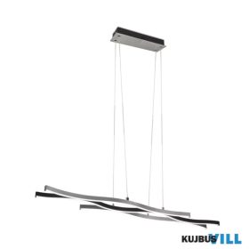   TRIO 341210305 BLAZE függeszték incl.1x35W LED/4300Lm/2300+3000+4000K ↕150cm ↔108cm ↗ 15cm csiszolt alumínium