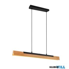  TRIO 341610132 KERALA függeszték incl.1x25W LED/3000Lm/3000K ↕150cm ↔90cm ↗ 4,5cm matt fekete
