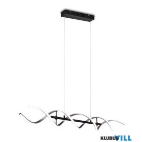   TRIO 341810205 SEQUENCE függeszték incl.1x45W LED/5600Lm/2300+3000+4000K ↕150cm ↔110cm ↗ 23cm Ø23cm csiszolt alumínium