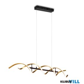   TRIO 341810208 SEQUENCE függeszték incl.1x45W LED/5600Lm/2300+3000+4000K ↕150cm ↔110cm ↗ 23cm Ø23cm matt réz