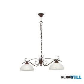   TRIO R3432-24 COUNTRY függeszték excl.2xE27 ↕150cm ↔82cm ↗ 25cm rozsdabarna