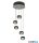 TRIO 344430507 ORBIT LED függeszték/5 40W/4800lm CCT Ø30cm ↕8-200cm matt nikkel