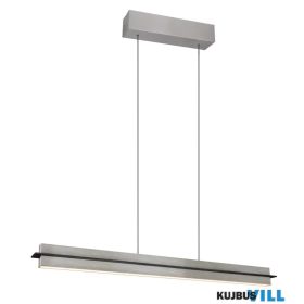   TRIO 346710107 EMERSON LED függeszték 22W/2500lm CCT ↕150cm ↔95cm ↗6cm matt nikkel
