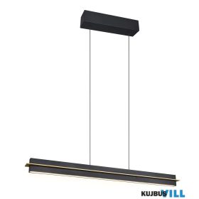   TRIO 346710180 EMERSON LED függeszték 22W/2500lm CCT ↕150cm ↔95cm ↗6cm fekete/arany