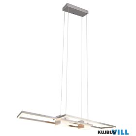   TRIO 347710407 ALBANY függeszték incl.1x37W LED/4300Lm/2700 - 6500K ↕150cm ↔100cm ↗28cm matt nikkel