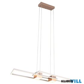   TRIO 347710465 ALBANY függeszték incl.1x37W LED/4300Lm/2700 - 6500K ↕150cm ↔100cm ↗28cm cappuccino