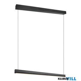   TRIO 347910132 WALLACE függeszték incl.1x29W LED/3500lm/2300+3000+4000K ↕2-20cm ↔112,5cm ↗9cm matt fekete