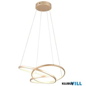   TRIO 349110179 DARVIN függeszték incl.1x34W LED/4500Lm/2300+3000+4000K ↕150cm ↔ 64cm ↗49cm arany