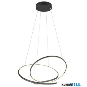   TRIO 349119132 DARVIN függeszték incl.1x52W LED/6700Lm/2300+3000+4000K ↕150cm ↔84cm ↗66cm matt fekete