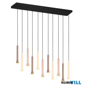   TRIO 352011117 FIATO függeszték incl.11x3W LED/4400Lm/2300+3000+4000K ↕150cm ↔115cm ↗34cm multicolor