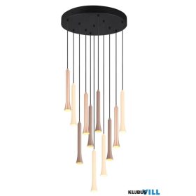   TRIO 352091117 FIATO függeszték incl.11x3W LED/4400Lm/2300+3000+4000K ↕150cm Ø40cm multicolor