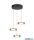 TRIO 354930332 CELESTE függeszték incl.3x7,5W LED/2250Lm/3000K ↕150cm Ø50cm matt fekete