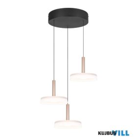   TRIO 354930365 CELESTE függeszték incl.3x7,5W LED/2250Lm/3000K ↕150cm Ø50cm cappuccino
