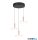 TRIO 354930365 CELESTE függeszték incl.3x7,5W LED/2250Lm/3000K ↕150cm Ø50cm cappuccino