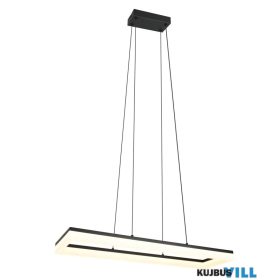   TRIO R35771132 CAMINO függeszték incl.1x27W LED/3600lm/4000K ↕150cm ↔70cm ↗20cm matt fekete