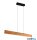 TRIO 359710130 EDGEWOOD függeszték incl.1x26W LED/3200lm/2700-6000K ↕60-150cm ↔115cm ↗9cm fa