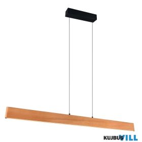   TRIO 359719130 EDGEWOOD függeszték incl.1x36W LED/4200lm/2700-6000K ↕60-150cm ↔150cm ↗9cm fa