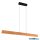 TRIO 359719130 EDGEWOOD függeszték incl.1x36W LED/4200lm/2700-6000K ↕60-150cm ↔150cm ↗9cm fa