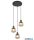 TRIO 362830332 TARIFA függeszték excl.3xE27 ↕150cm ↔37cm Ø25cm matt fekete