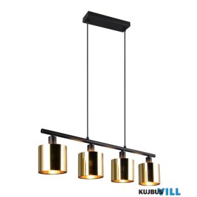   TRIO R36304079 JASON függeszték excl.4xE14/10W ↕150cm ↔75cm Ø12cm arany