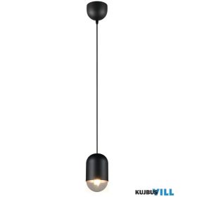   TRIO R36311032 NARA függeszték excl.1xE27 ↕150cm ↔10,5cm ↗10,5cm Ø11cm matt fekete