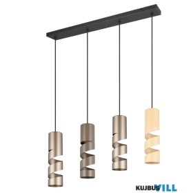   TRIO 364000417 STREAM függeszték excl.4xGU10 ↕150cm ↔80cm ↗9cm Ø8cm multicolor