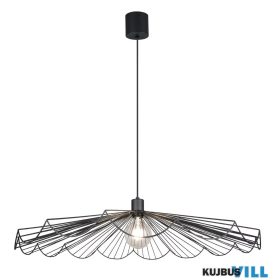   TRIO R36431932 MARGARITA függeszték excl.1xE27 ↕150cm ↔80cm ↗80cm Ø80cm matt fekete