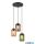 TRIO 364630317 CORK függeszték excl.3xE27 ↕150cm Ø35cm multicolor