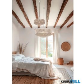   TRIO 364700144 SVEA függeszték excl.1xE27 ↕150cm Ø46cm őzbarna