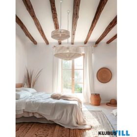   TRIO 364790144 SVEA függeszték excl.1xE27 ↕150cm Ø61cm őzbarna