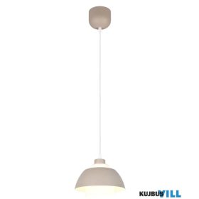   TRIO R36501043 TILOS függeszték excl.1xE27/10W ↕150cm Ø23cm bézs