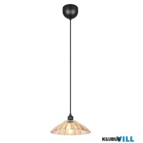   TRIO R36521032 ELUNA függeszték excl.1xE27/60W ↕150cm Ø29,5cm matt fekete